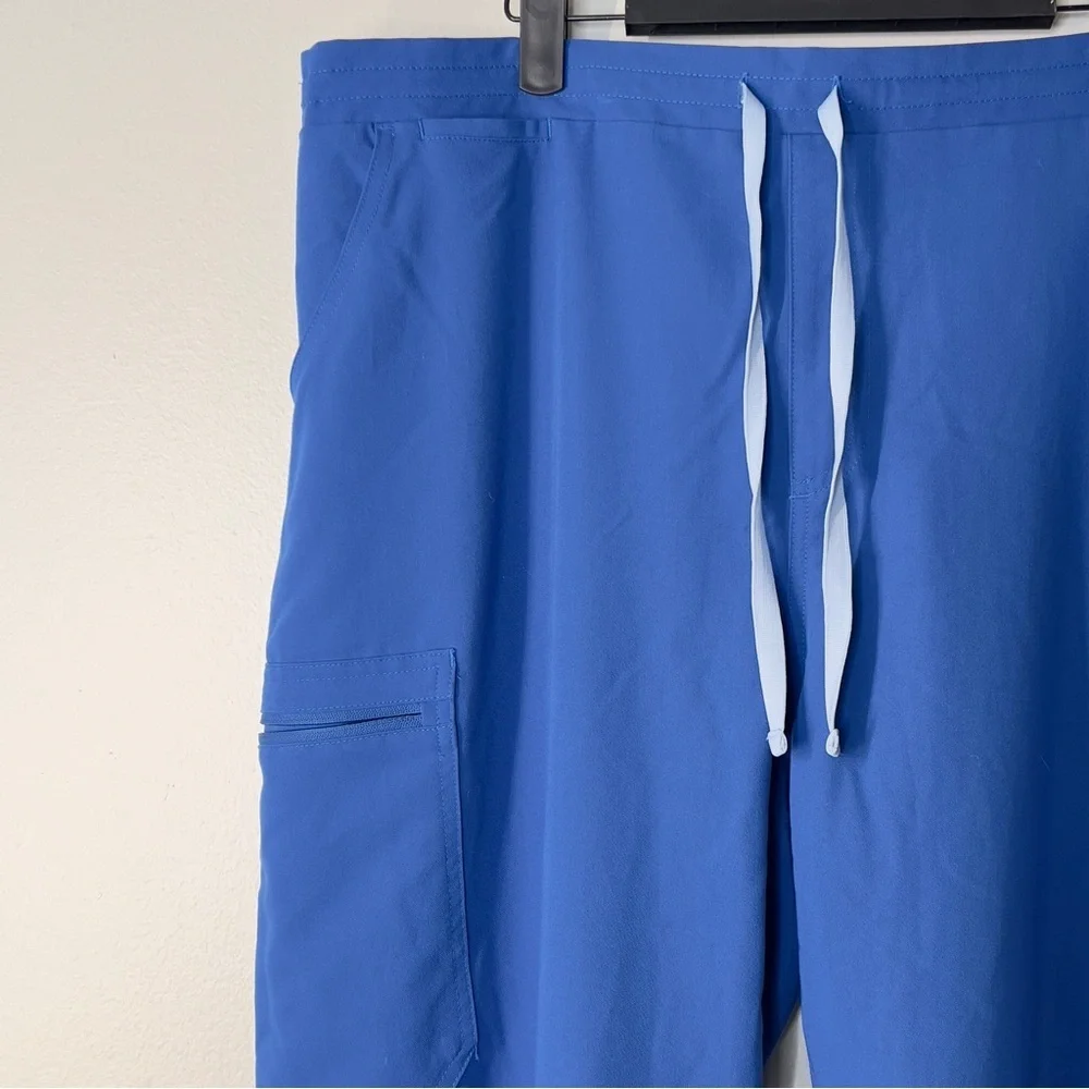 FIGS Royal Blue Unisex XL/T Straight Leg Work Career Wear professional